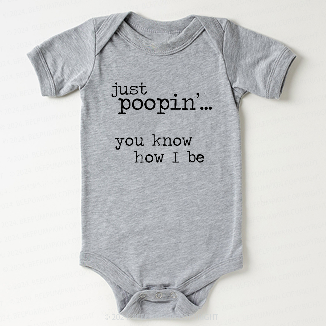 Just Poopin'Bodysuit For Baby 7