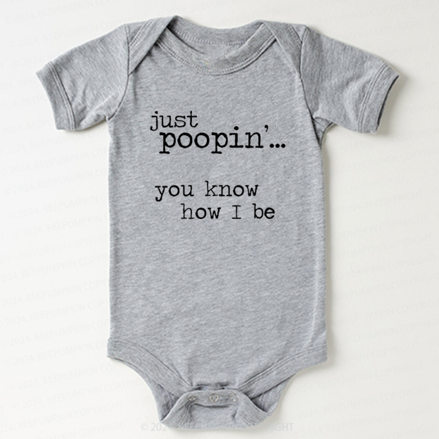 Just Poopin'Bodysuit For Baby 7