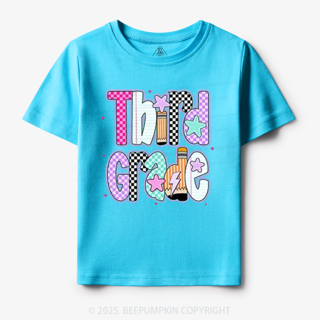 Personalized Personalized Purple Aura Grade Toddler&Kid's Tees Beepumpkin