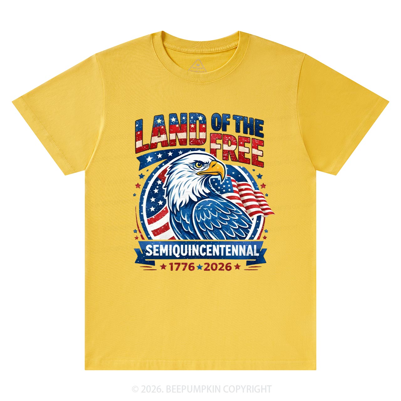 Patriotic Land Of The Free America 250 T-Shirts