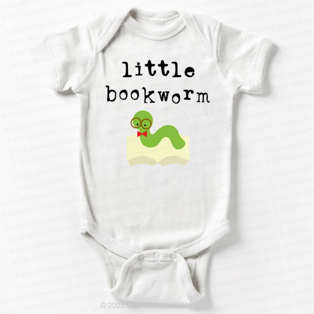 Little Bookworm Book Lovers Bodysuit For Baby