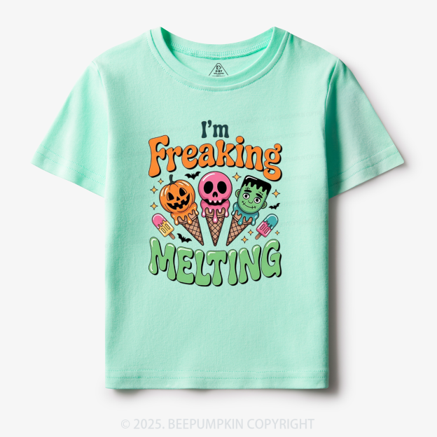 I’m Freaking Melting Halloween Toddler&Kid's Tees Beepumpkin