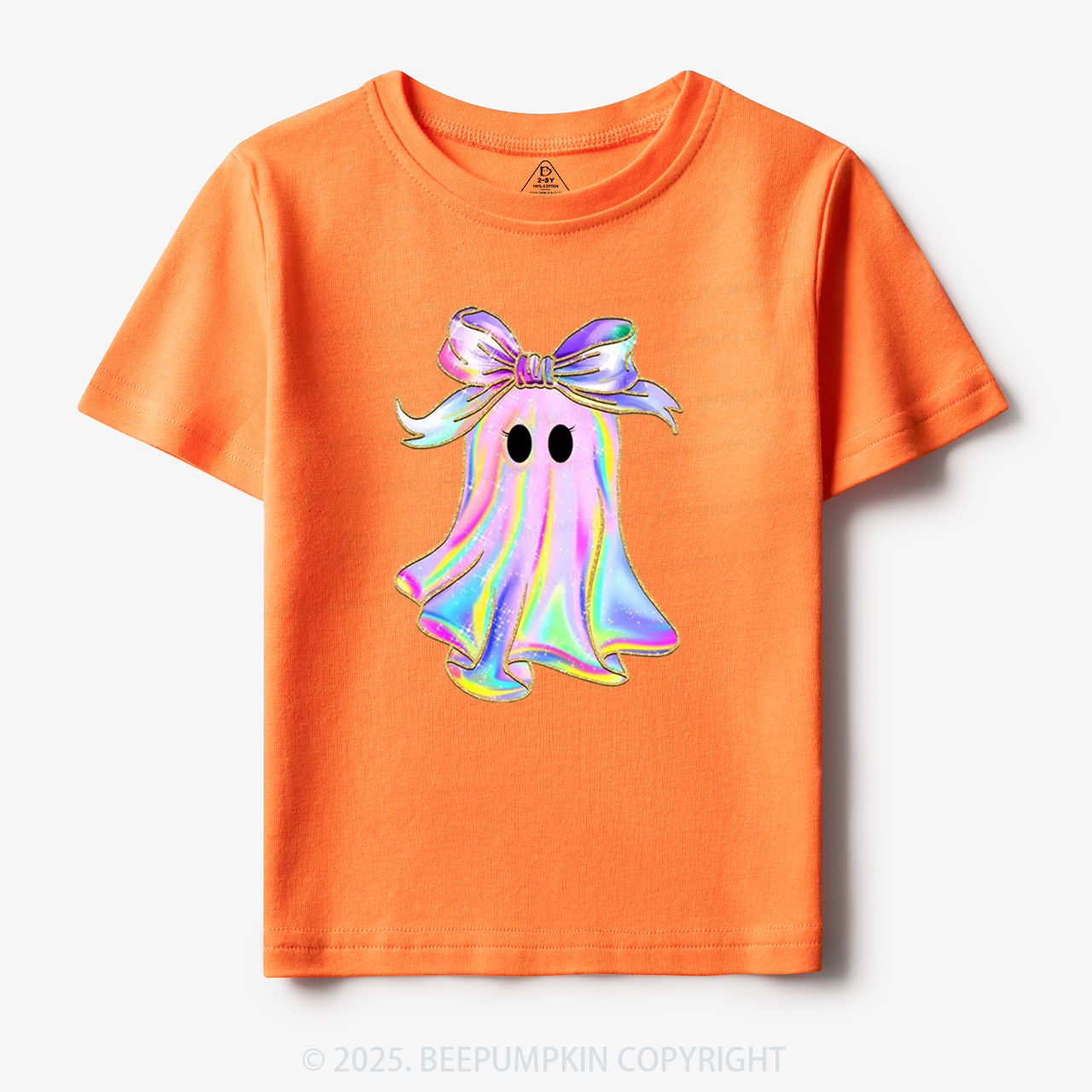 Halloween Girls Ghost Toddler&Kid's Tees Beepumpkin