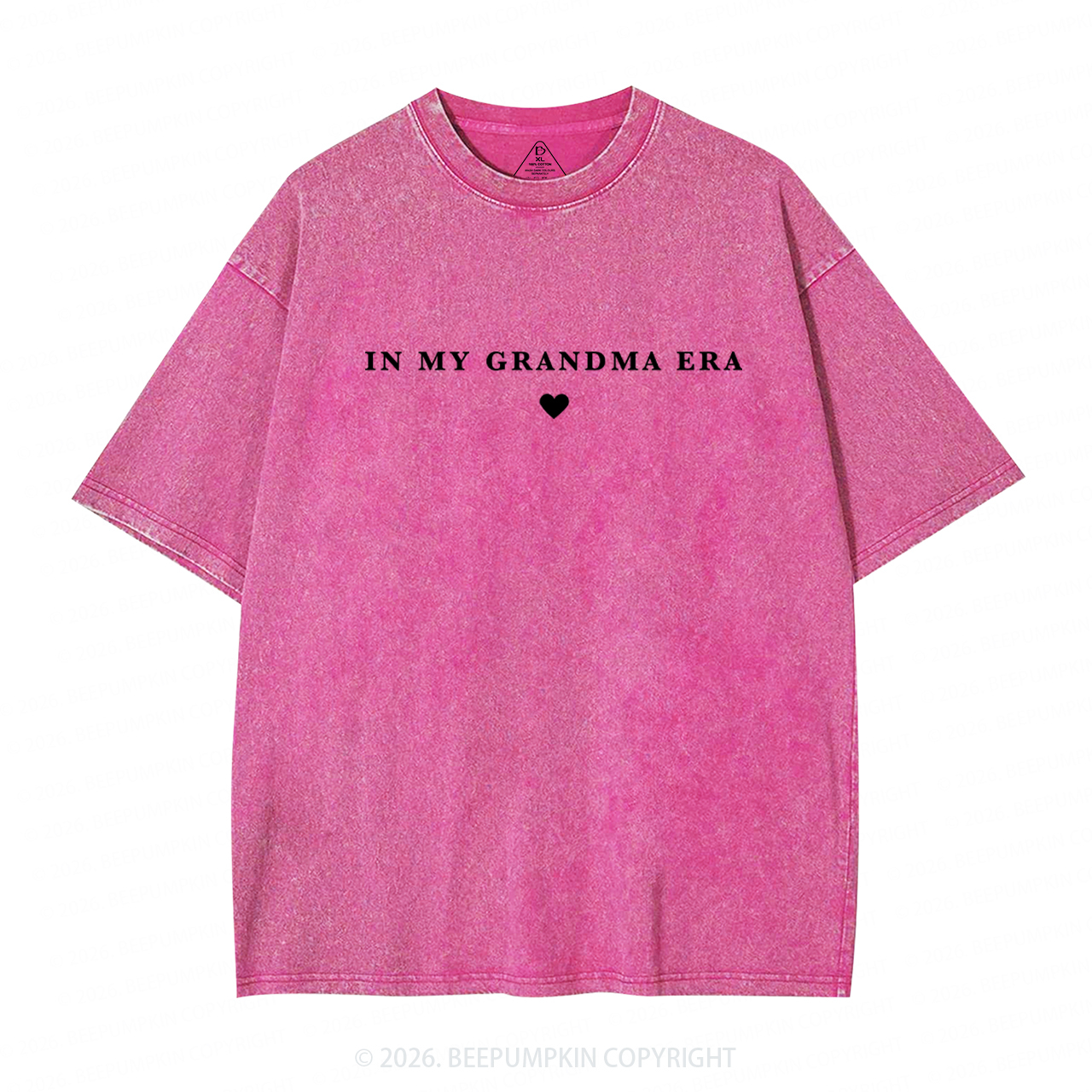 In My Grandma Era Adult Washed T-Shirts