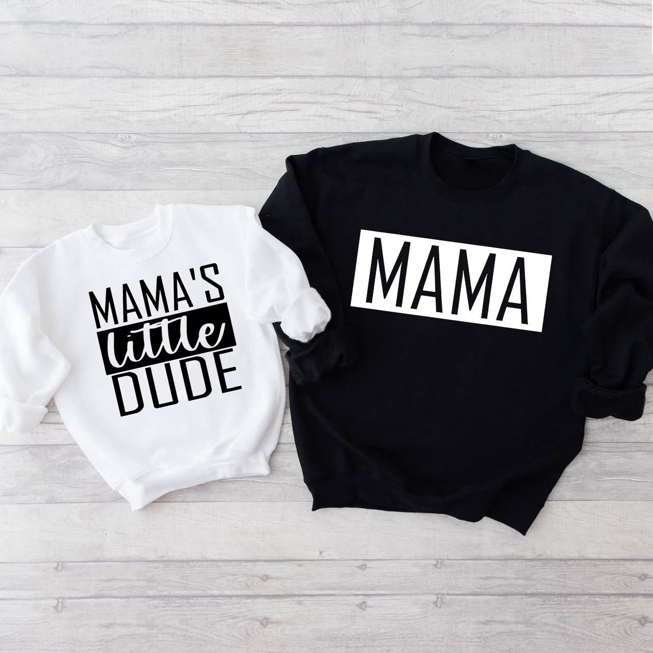 Mama's Little Dude Mom&Me Swetshirt