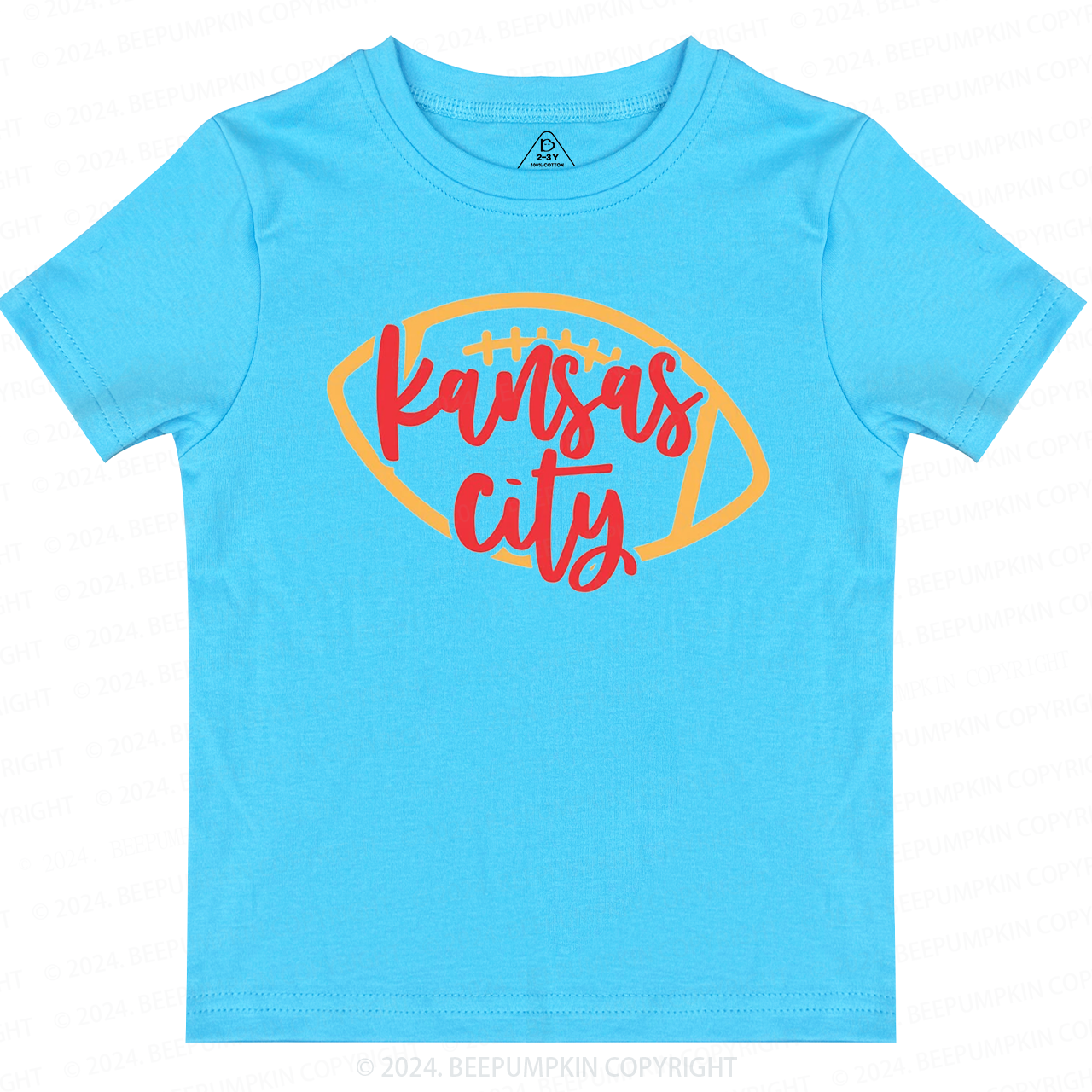 KC Chiefs Toddler&Kids Tees Beepumpkin 
