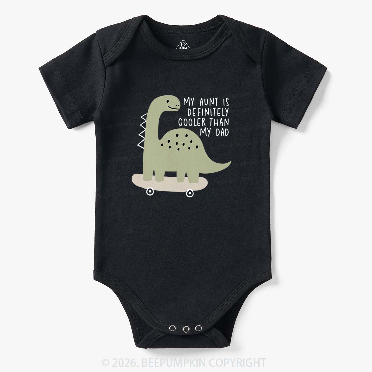 Dino My Aunt Is Cooler Than My Dad Bodysuit
