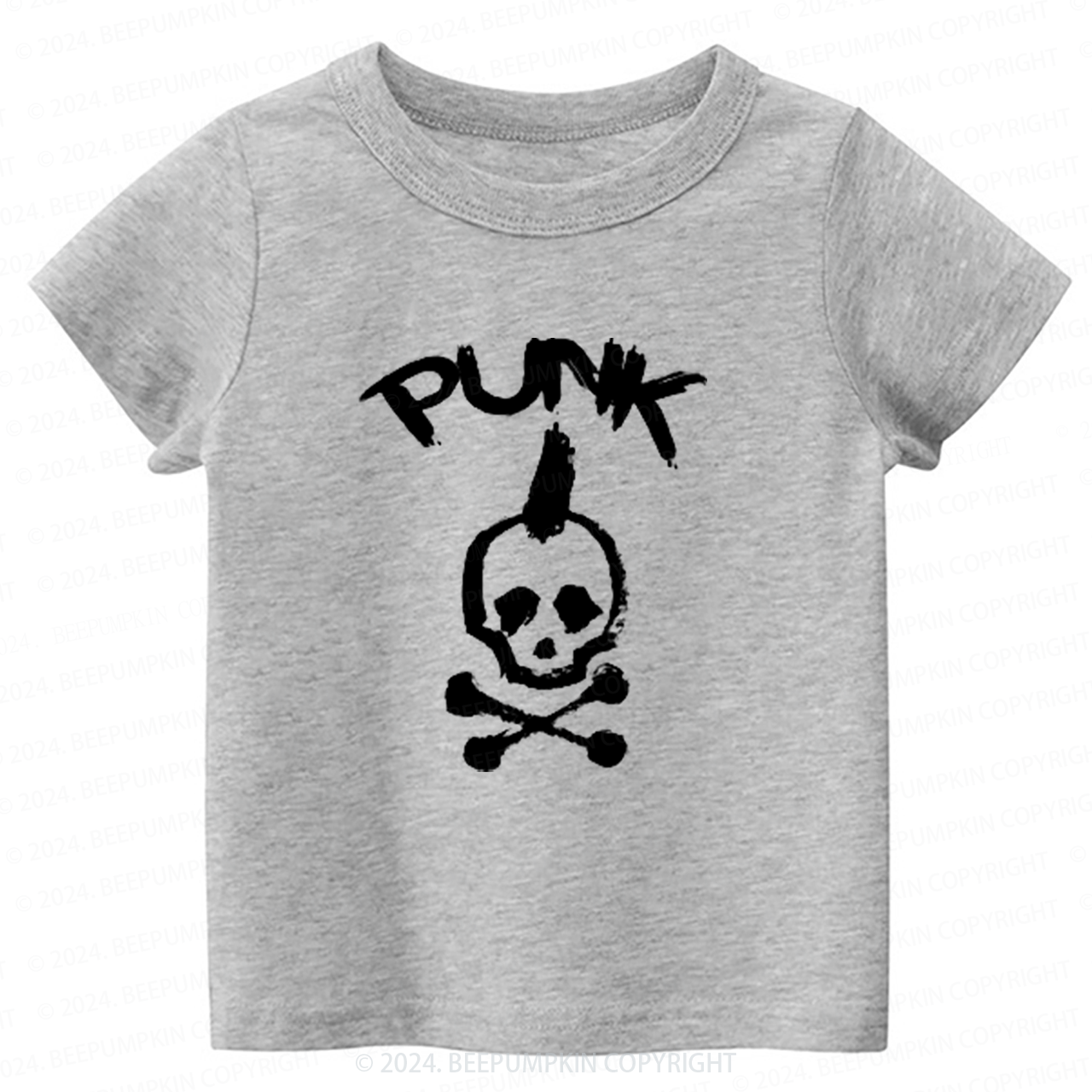 Punk Skull Toddler&Kids Tees 8