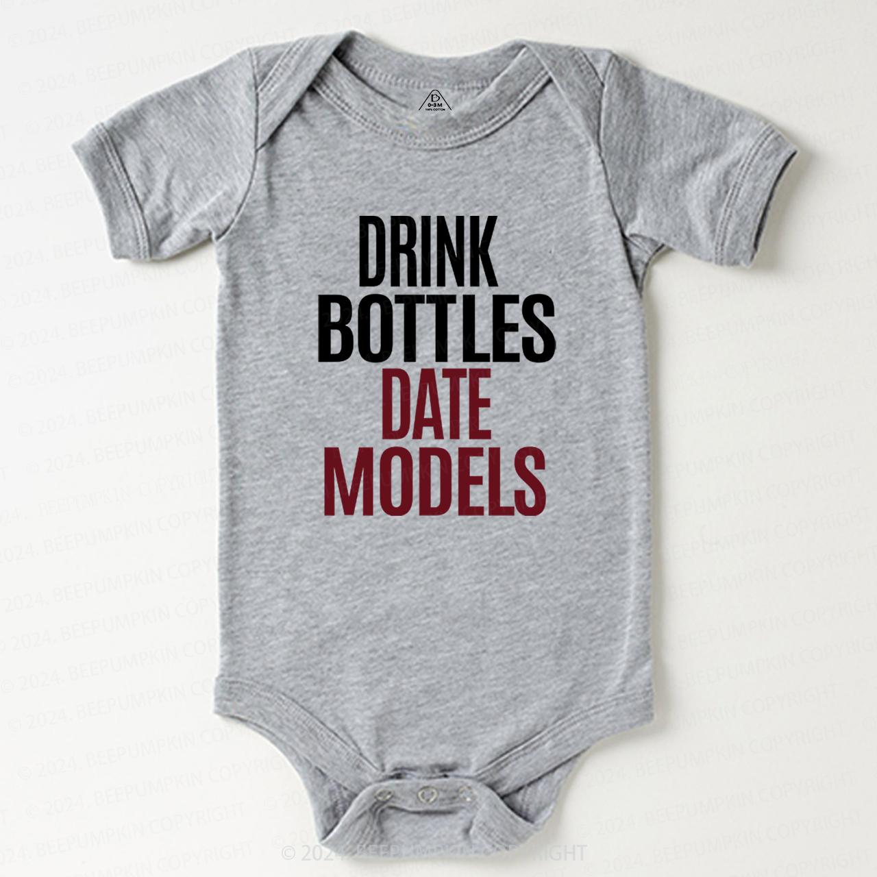 Drink Bottles Date Models Bodysuit For Baby 7