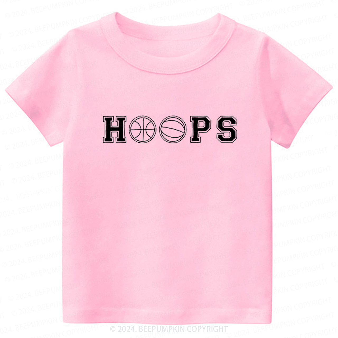 Hoops Basketball Toddler&Kids Tees 