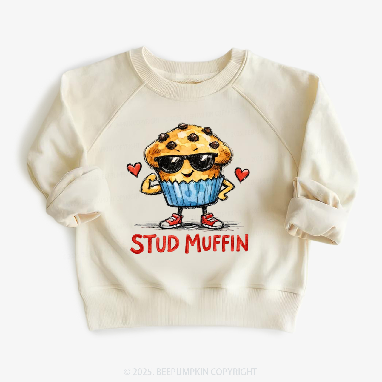 Stud Muffin Valentine's Day Kid's Sweatshirt