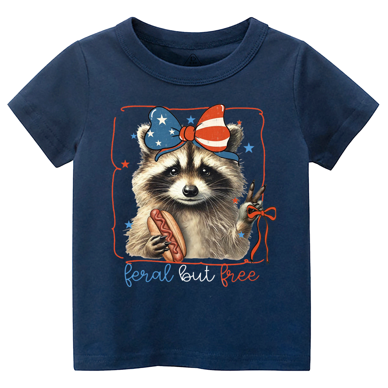 Feral But Free Raccoon Toddler&Kid's Tees Beepumpkin 