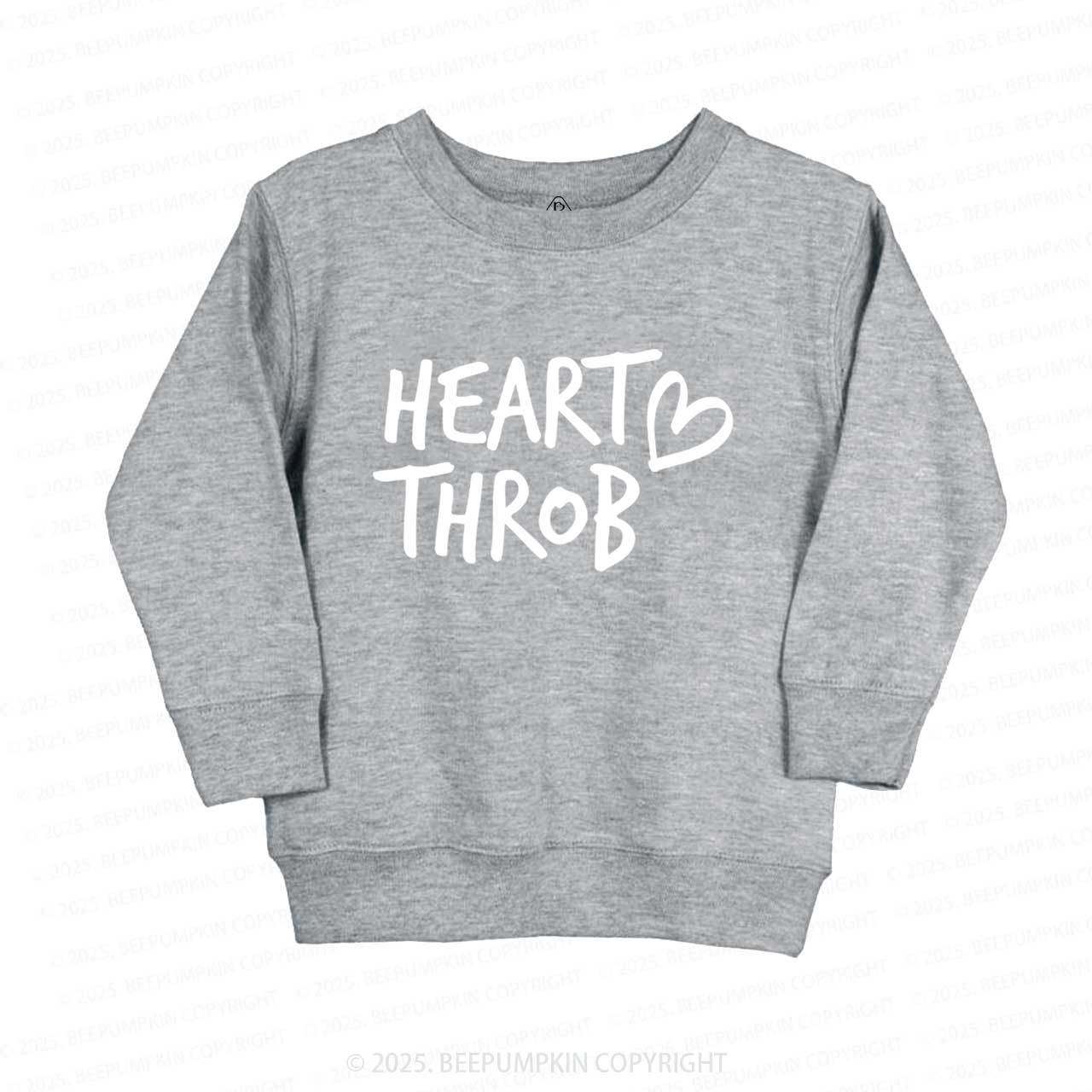 Heart Throb Valentines Day Kids Sweatshirt