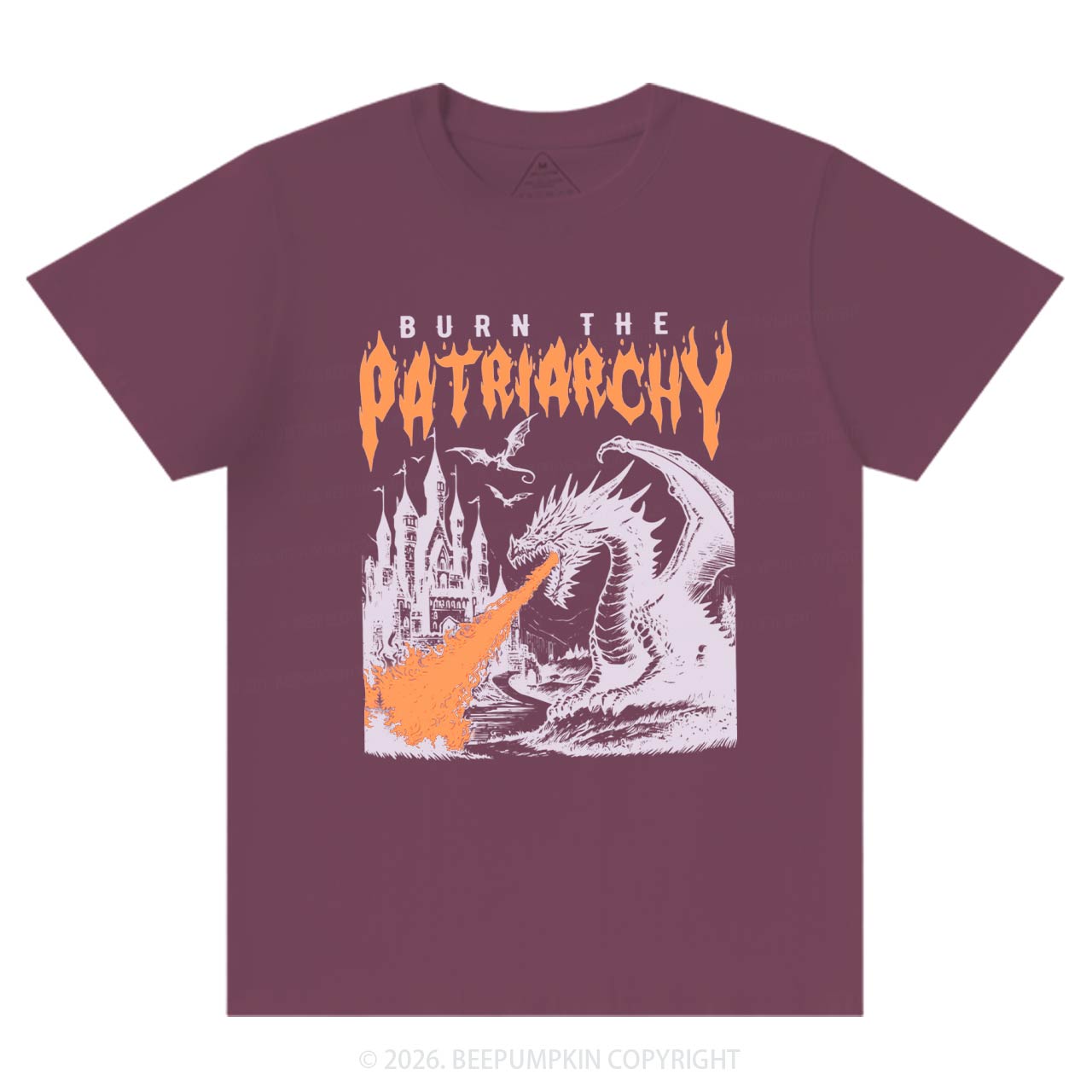 Vintage 90s Feminism Dragon T-Shirts Beepumpkin