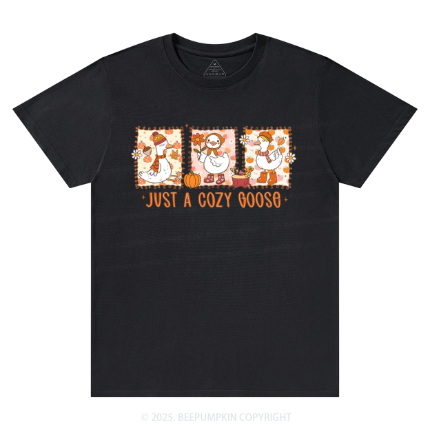 Cozy Fall Goose T-Shirts Beepumpkin