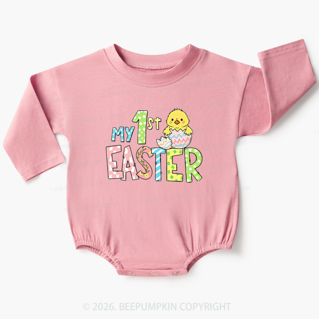 Bunny & Chick Series – My First Easter Baby Bubble Romper
