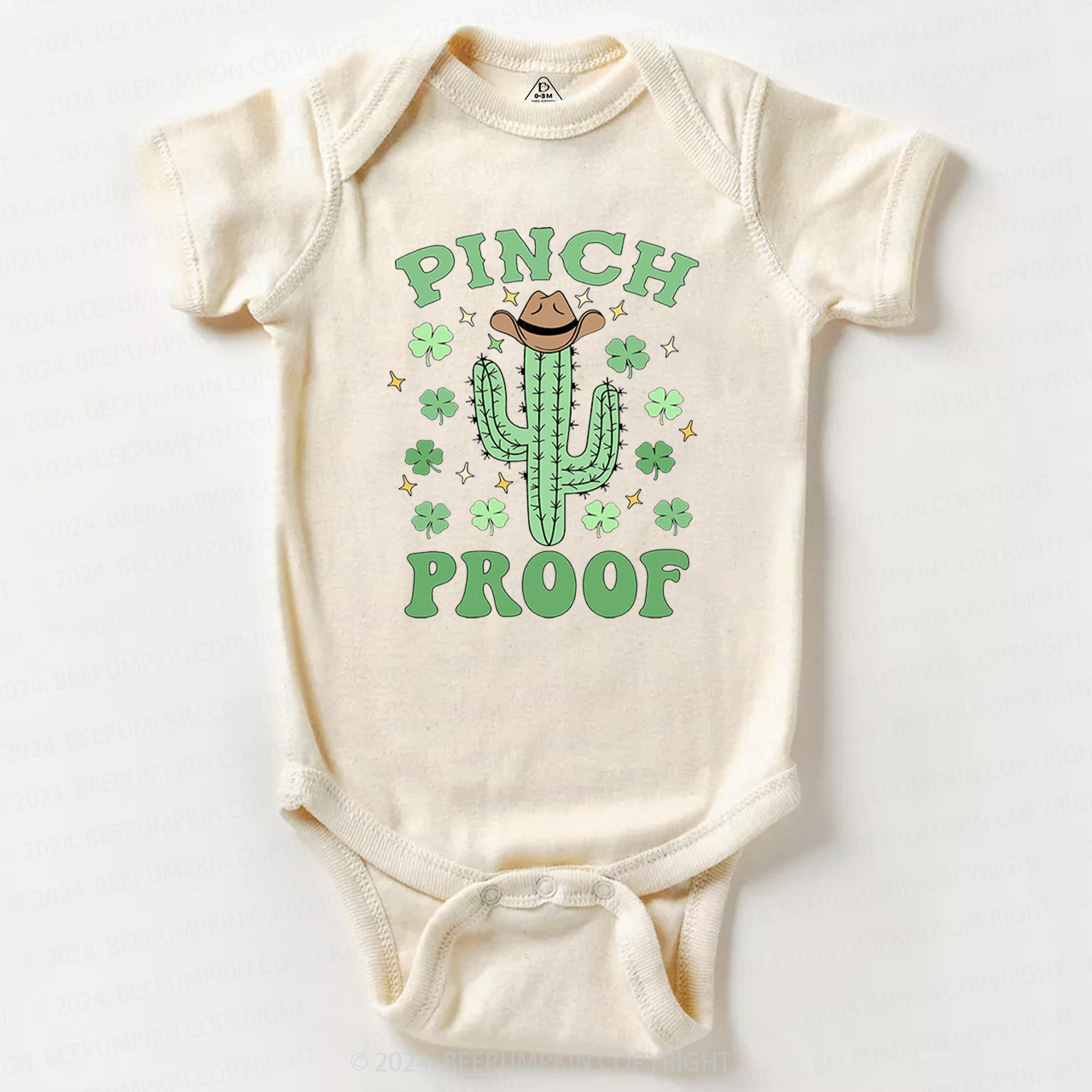 Pinch Proof St Patrick's Day Baby Bodysuit Beepumpkin