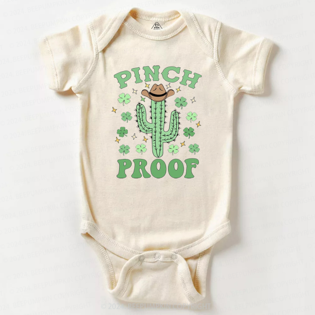 Pinch Proof St Patrick's Day Baby Bodysuit Beepumpkin