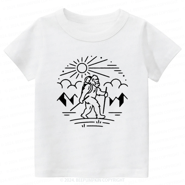 Bigfoot Hiking Toddler&Kids Tees 