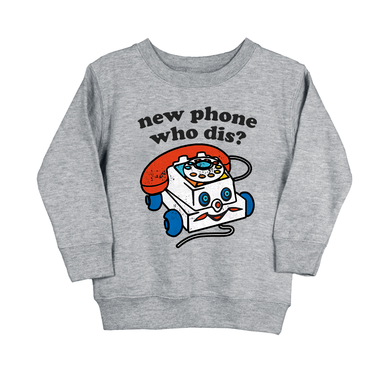 New Phone Who Dis Kids Sweatshirt