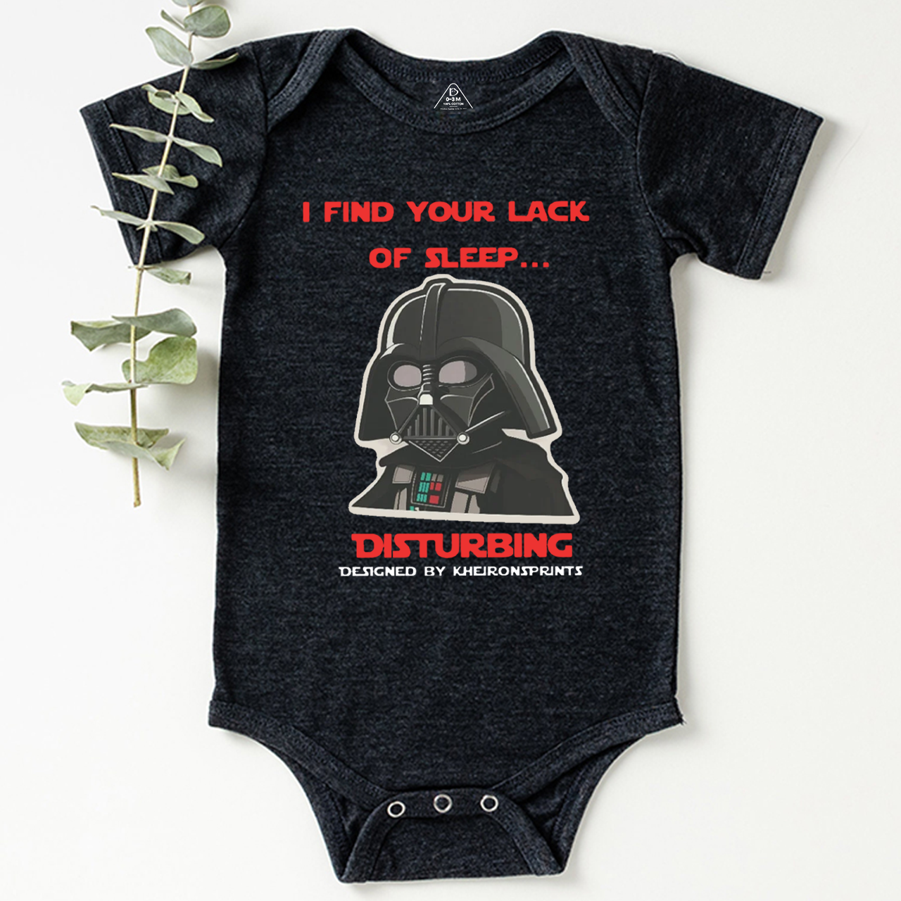 I Find Your Lack Of Sleep... Disturbing Bodysuit Beepumpkin