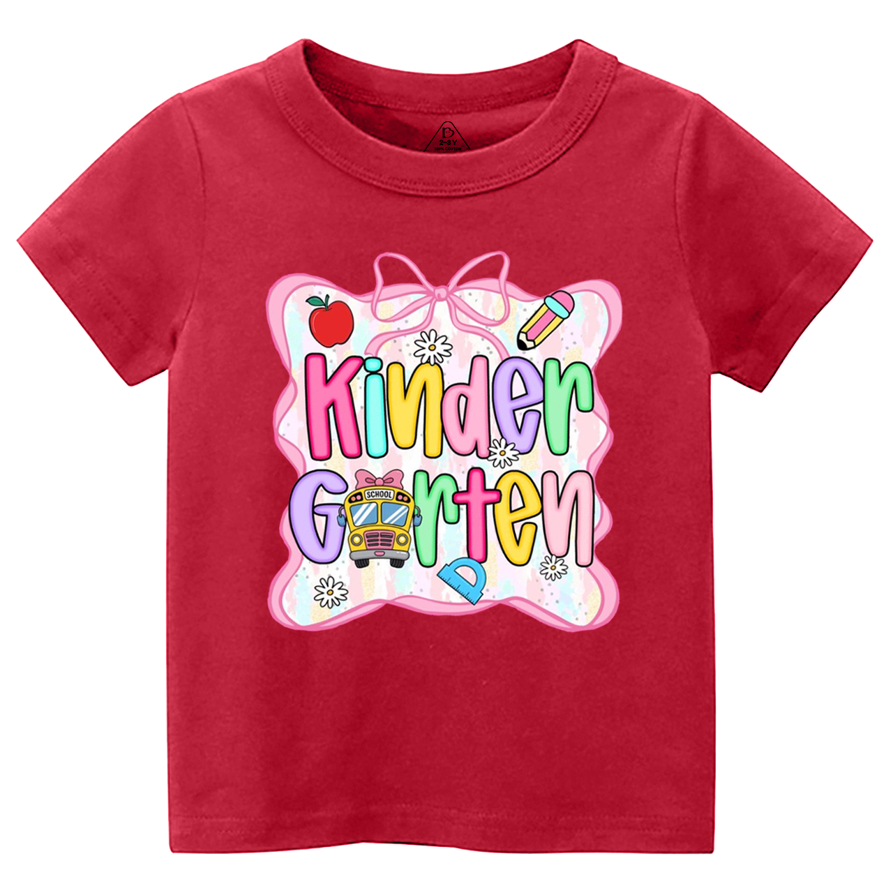 Personalized Bow Back To School Gift Bag Toddler&Kid's Tees Beepumpkin 