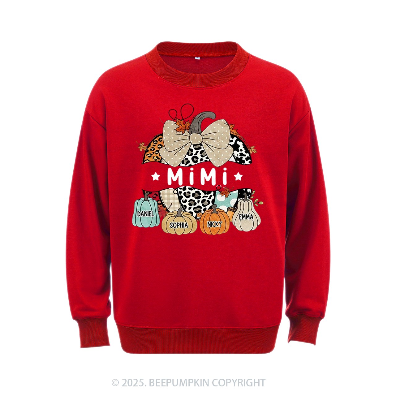 Personalized Fall Halloween Pumpkin Sweatshirt Beepumpkin