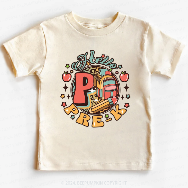First Day of Pre-K Toddler&Kids Tees 