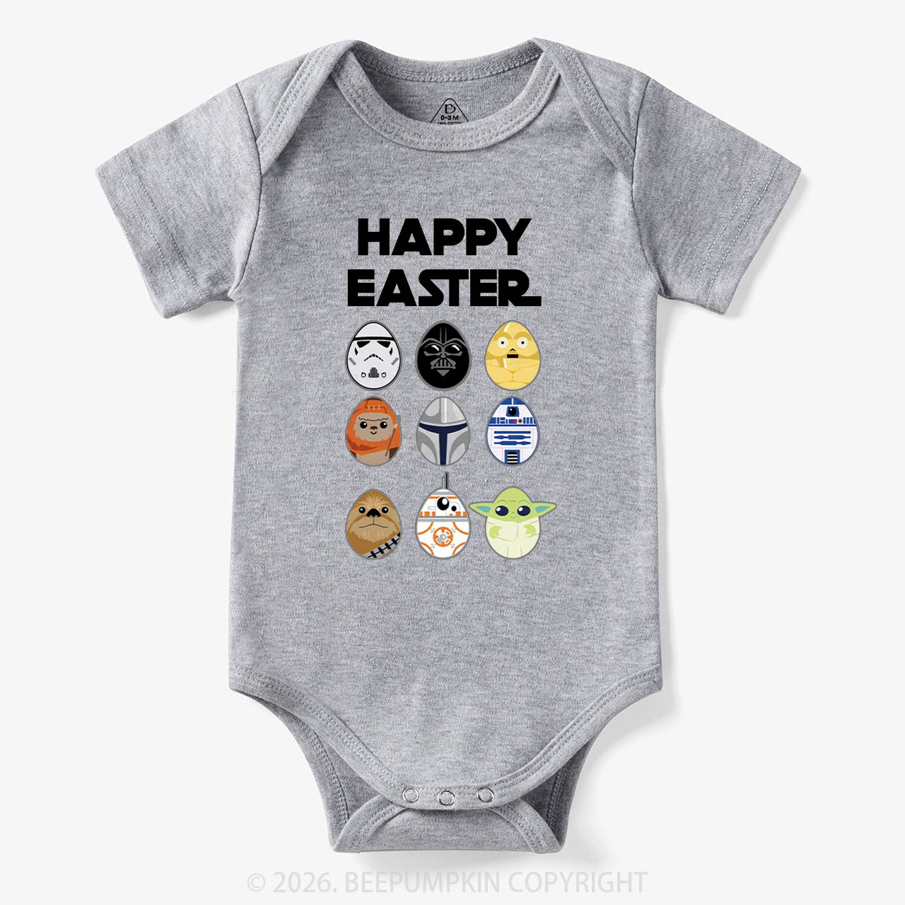 Easter Funny Trooper Eggpire Bodysuit