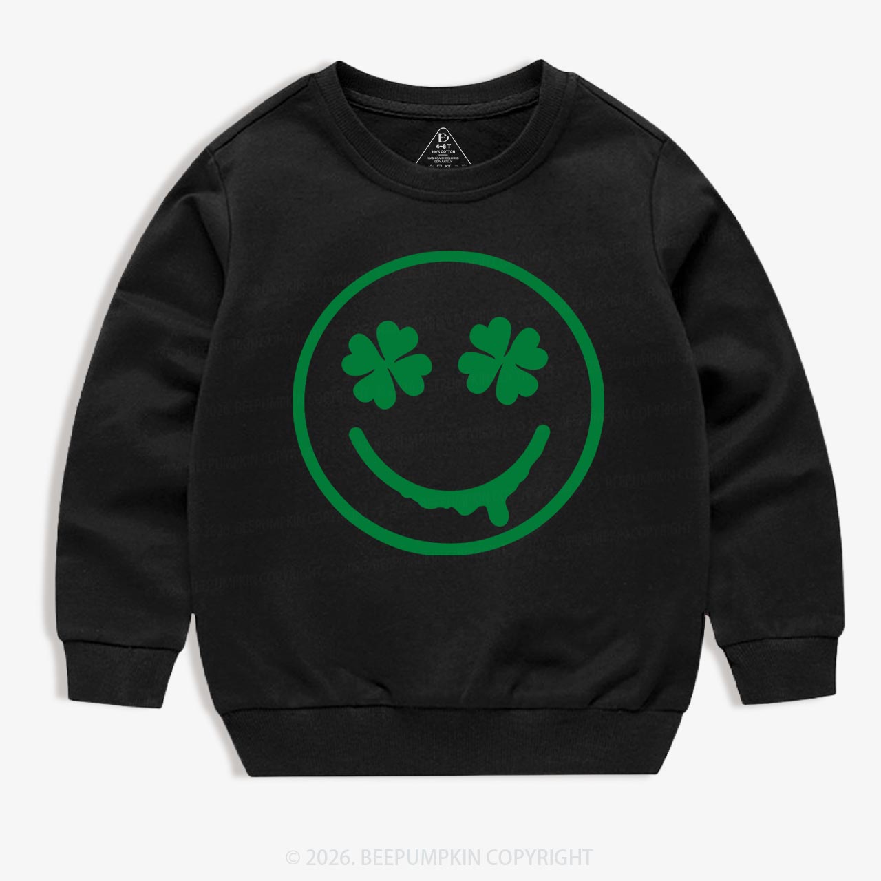 Happy Earth St.Patricks Day Kids Sweatshirt