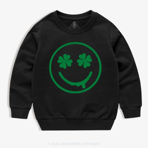 Happy Earth St.Patricks Day Kids Sweatshirt