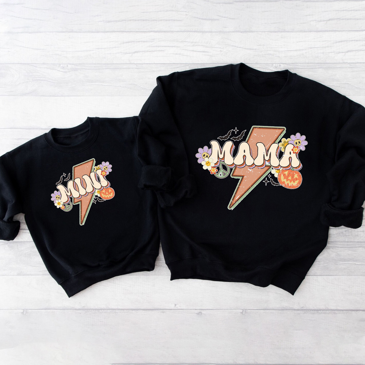 Halloween Momster & Mama's Kids Mom&Me Swetshirt