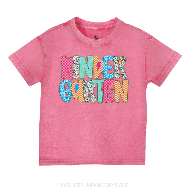 Personalized Spot Back To School Toddler&Kids Washed Tees