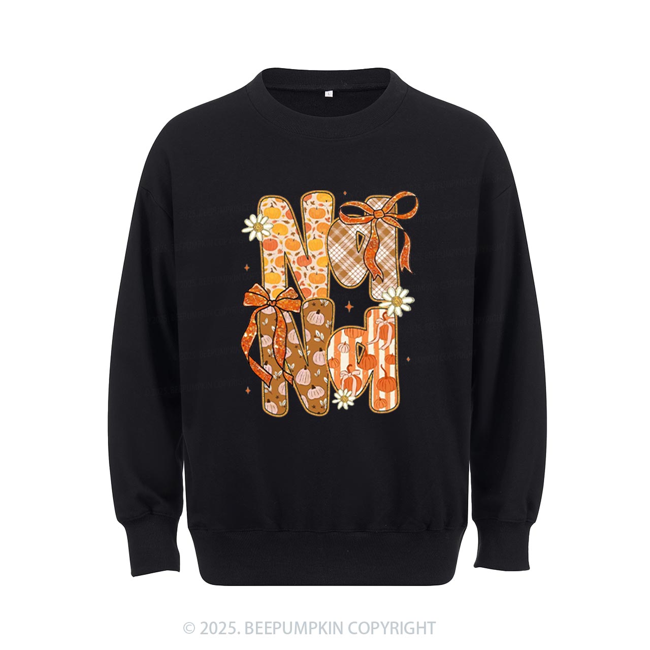 Personalized Glitter Pumpkin Sweatshirt Beepumpkin