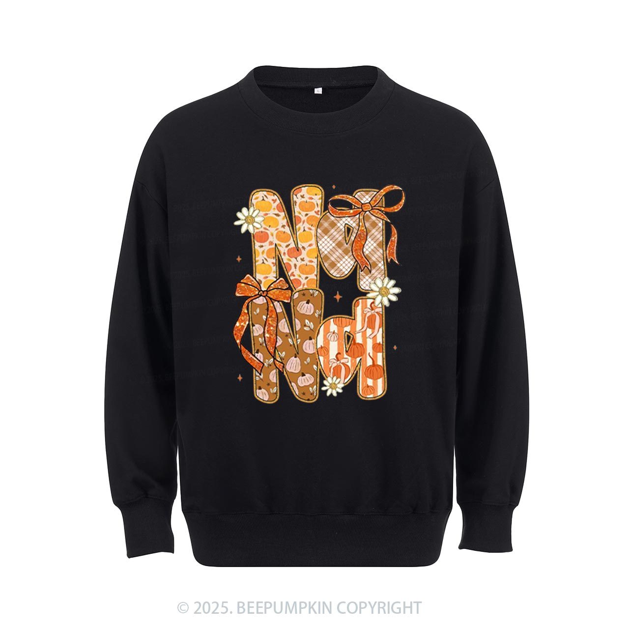 Personalized Glitter Pumpkin Sweatshirt Beepumpkin