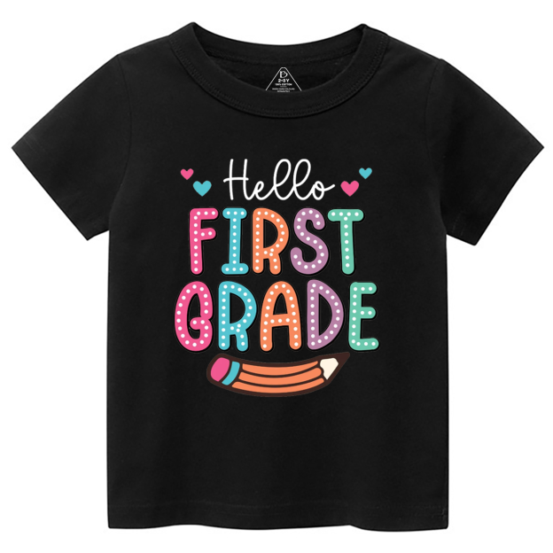 Hello Grade Back To School Toddler&Kid's Tees Beepumpkin 