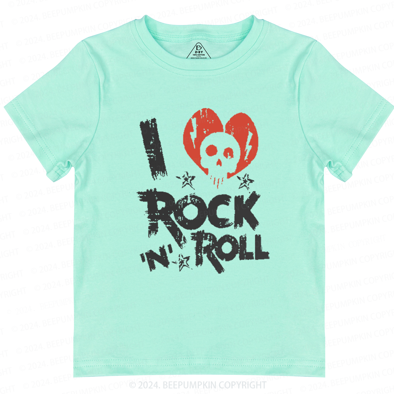 I Love Rock N Roll Toddler&Kids Tees 8