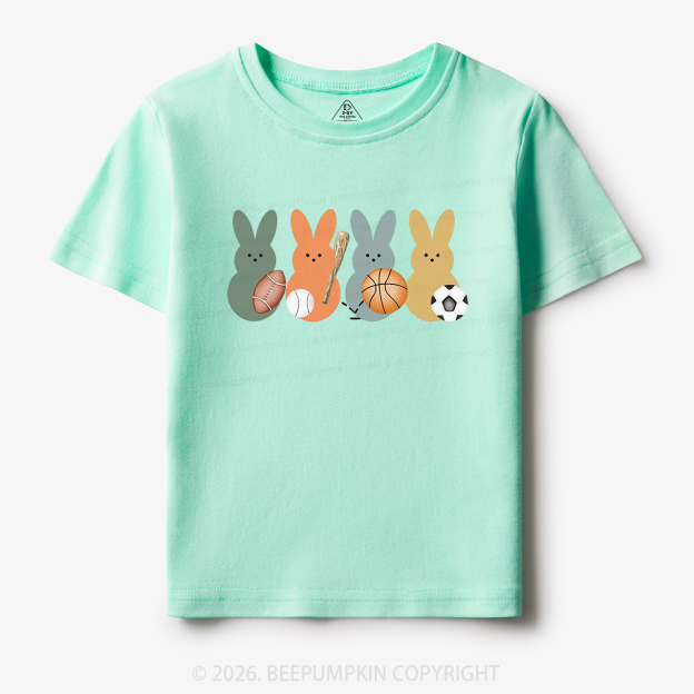 Easter Sporty Bunnies Toddler&Kid's Tees