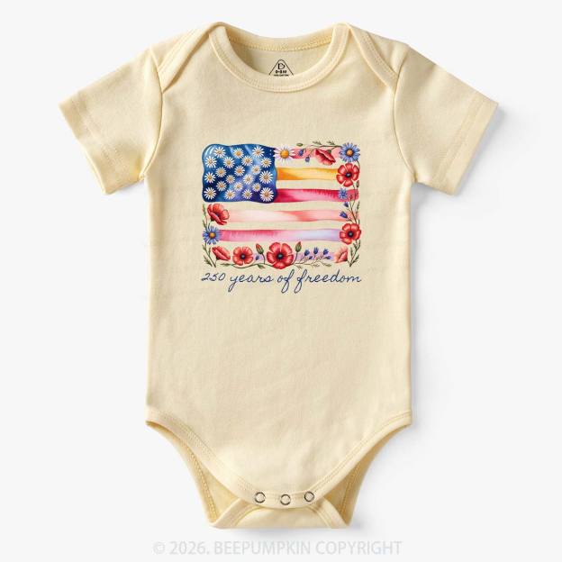 250 Years of Freedom Patriotic Bodysuit