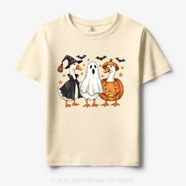 Goose Halloween Fall Toddler&Kid's Tees Beepumpkin