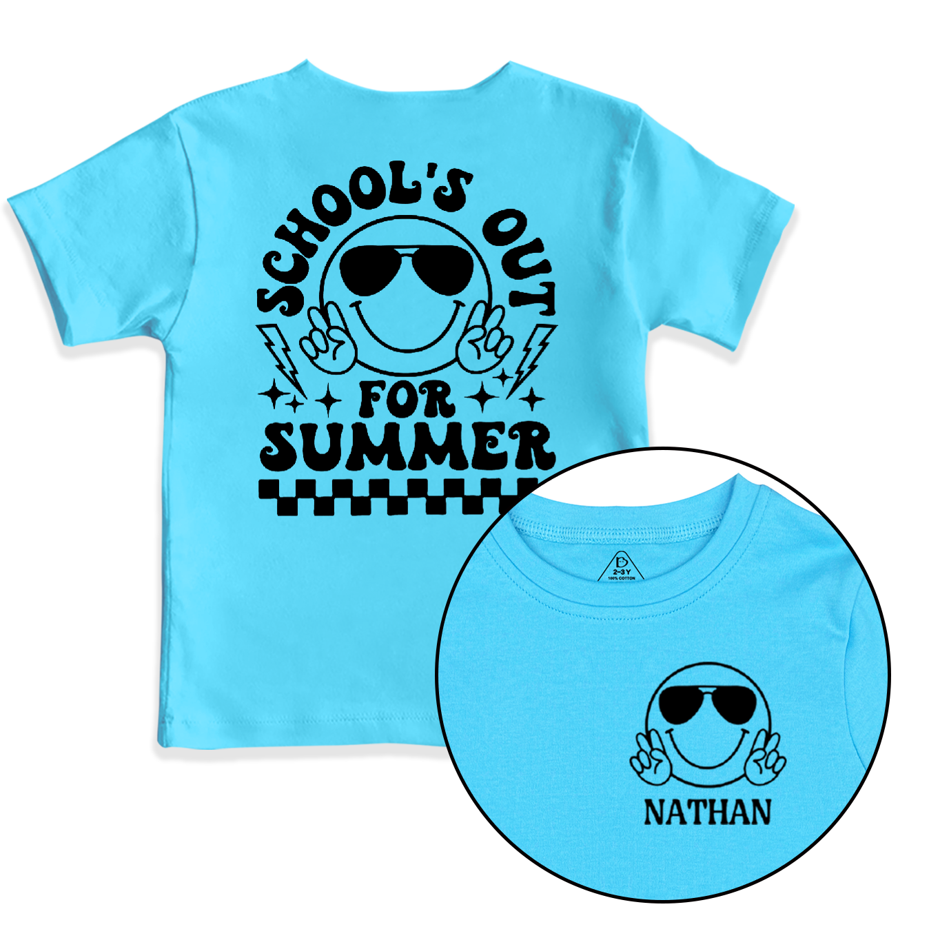 Schools Out For Summer Toddler&Kid's Tees Beepumpkin