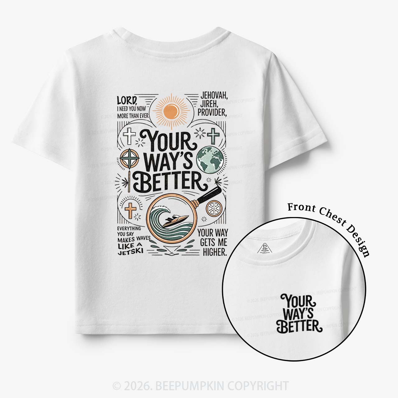 Your Way's Better Christian Toddler&Kid's Tees