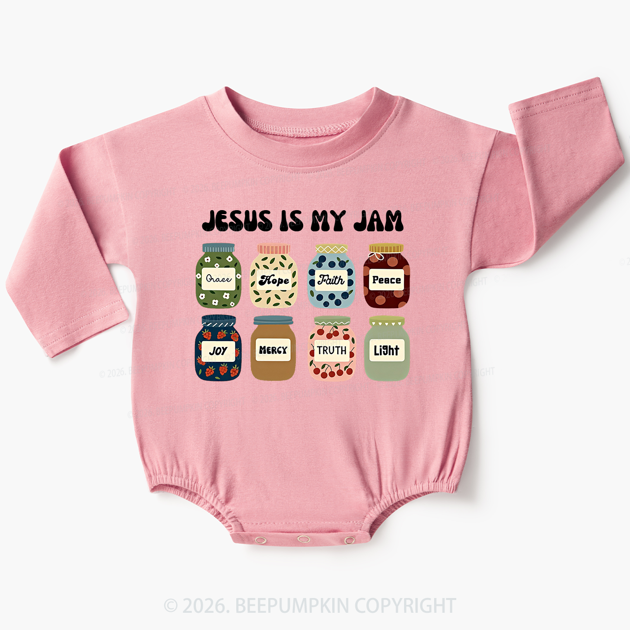 Jesus Is My Jam Baby Bubble Romper