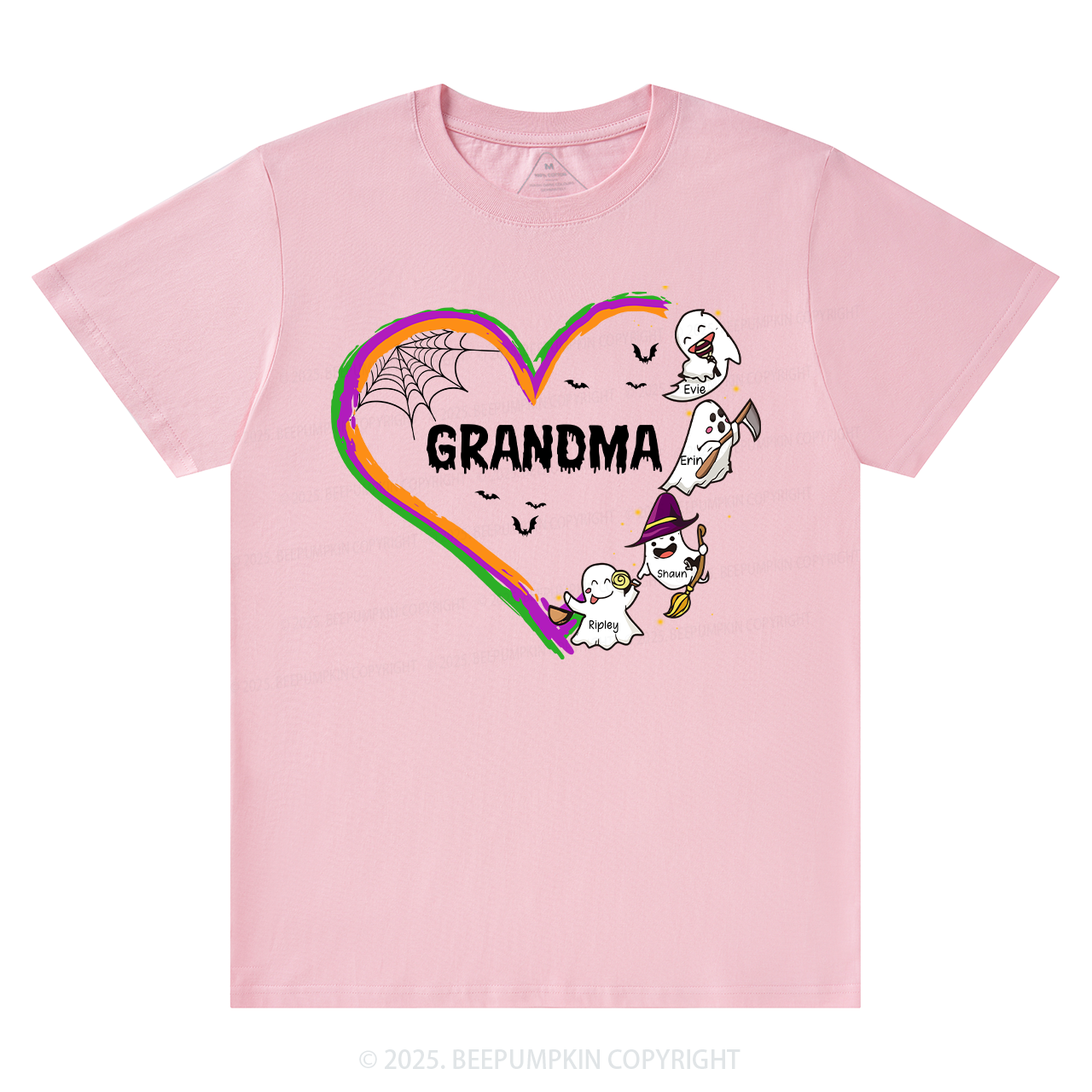 Personalized Halloween Hart Family Matching Grandparents Shirt
