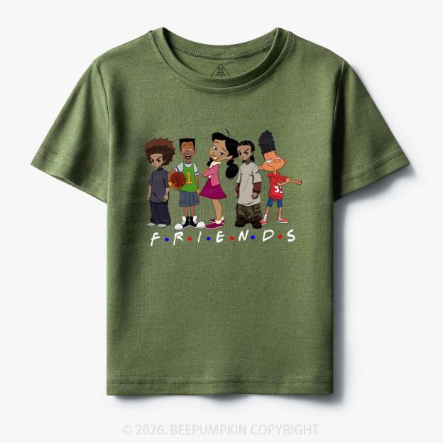 Black Cartoon Characters Toddler&Kid's Tees Beepumpkin