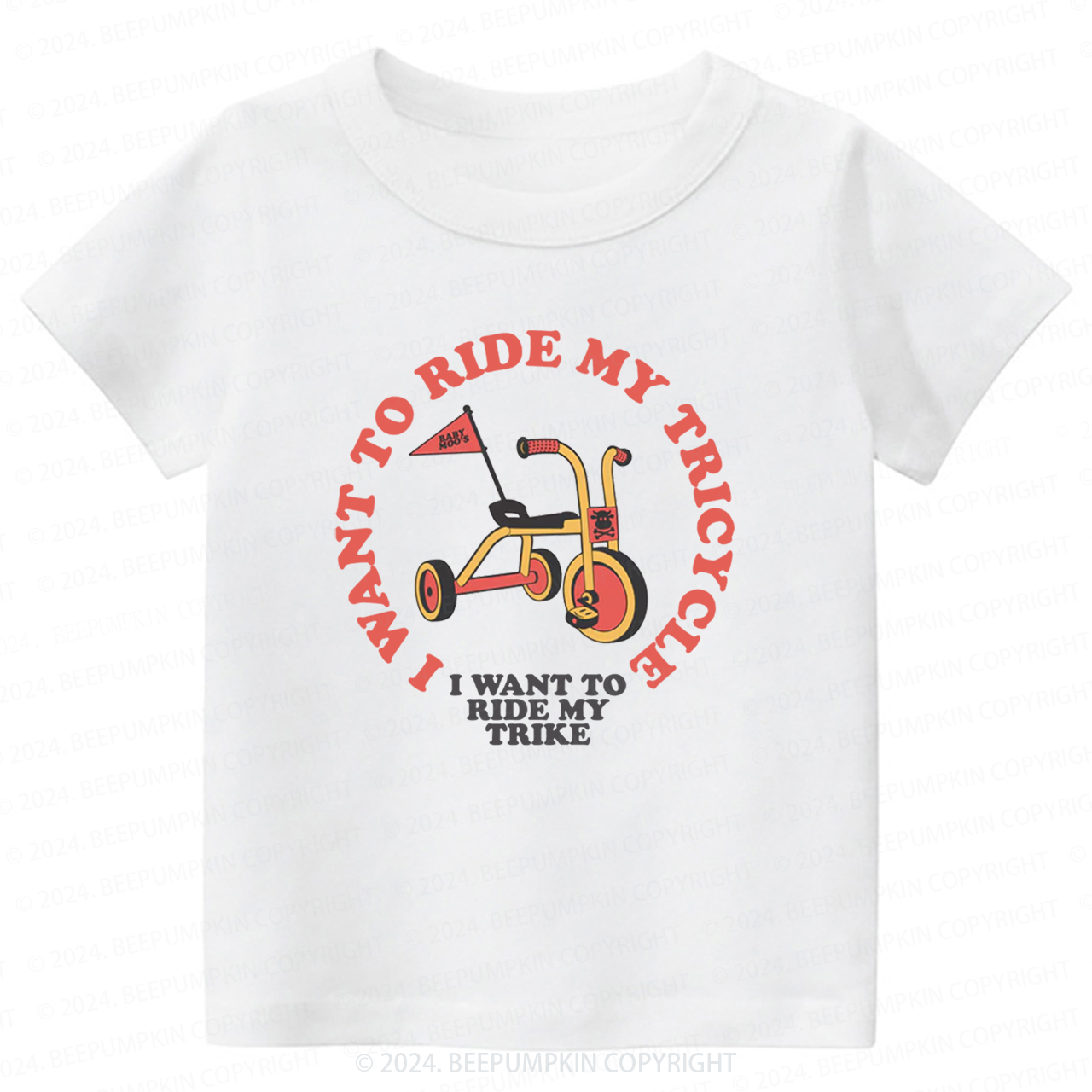 Queen Ride My Trike Toddler&Kids Tees 8