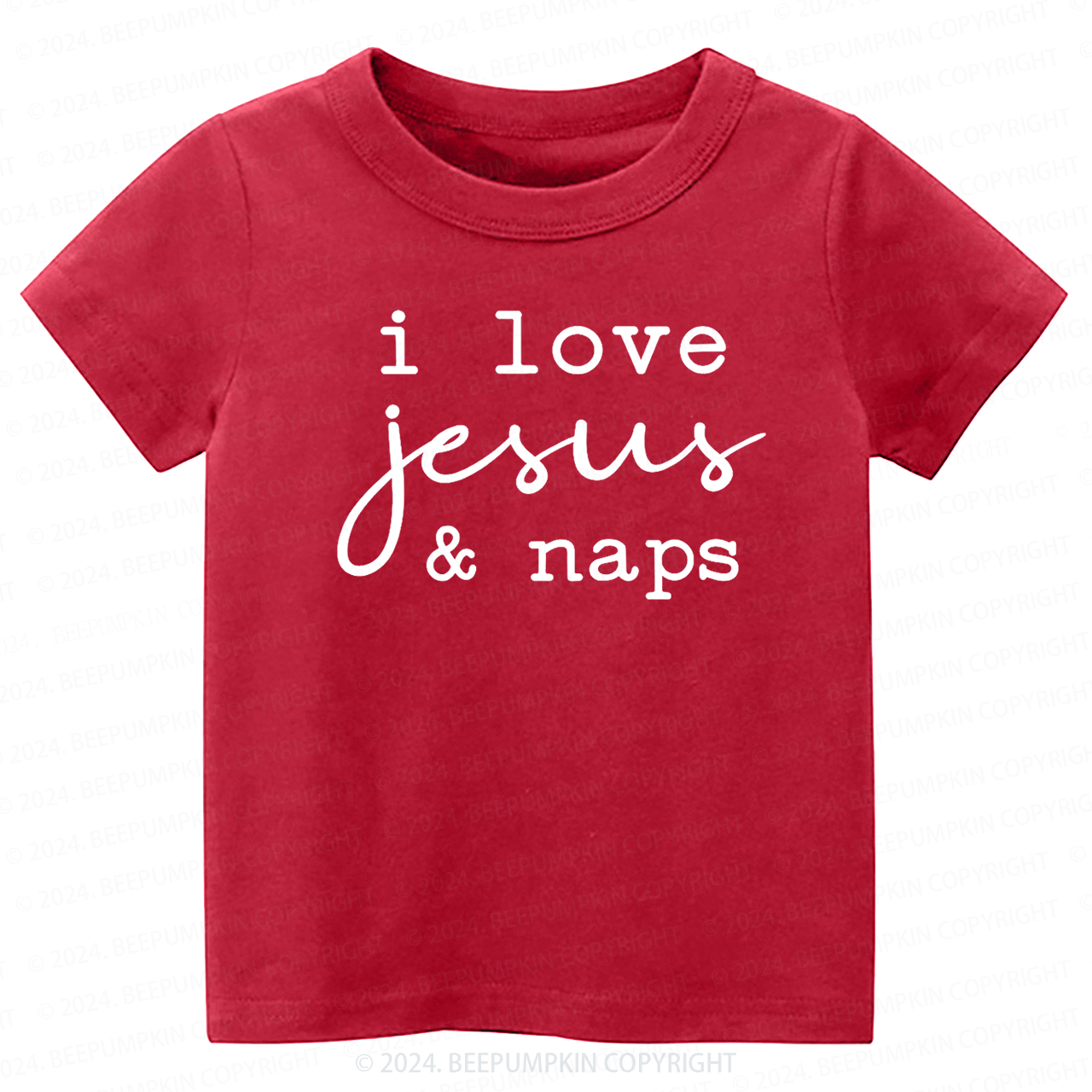 I Love Jesus And Naps Toddler&Kids Tees