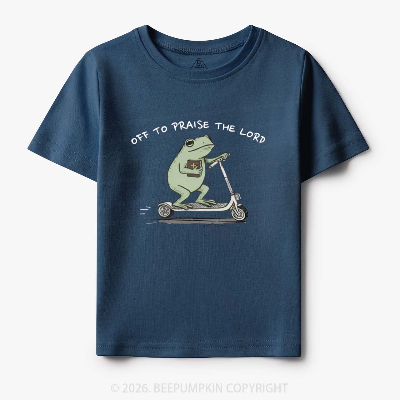 Frog Off To Praise The Lord Toddler&Kid's Tees
