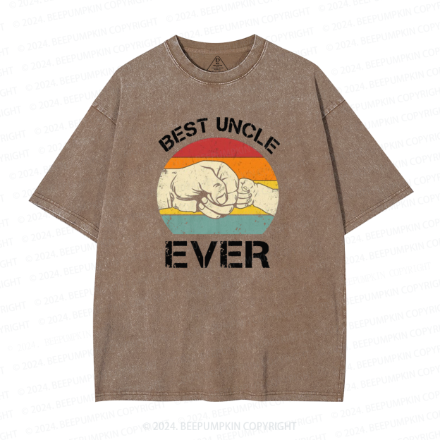 Best Uncle Ever Uncle Washed T-Shirts 