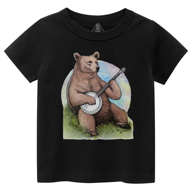 Bluegrass Banjo Bear Toddler&Kid's Tees Beepumpkin